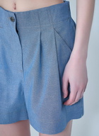 Moncler Grenoble High-Waisted Pleated Shorts
