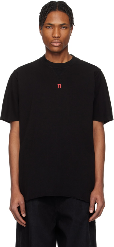 Photo: 11 by Boris Bidjan Saberi Black 11 Logo TS9 T-shirt