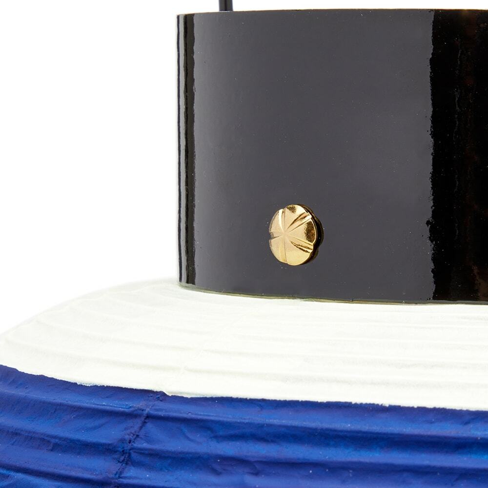 BEAMS JAPAN Paper Lantern - Striped in Indigo