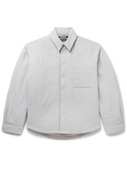 Jacquemus - Boulanger Logo-Embroidered Padded Canvas Jacket - Gray