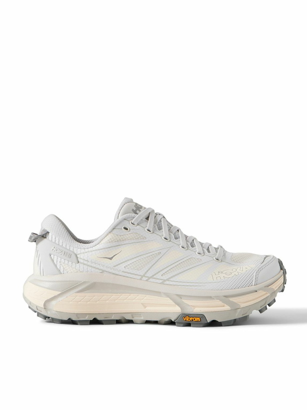 Photo: Hoka - Mafate Speed 2 Rubber and Mesh Running Sneakers - Gray