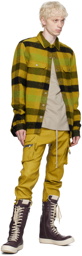 Rick Owens Yellow Check Shirt