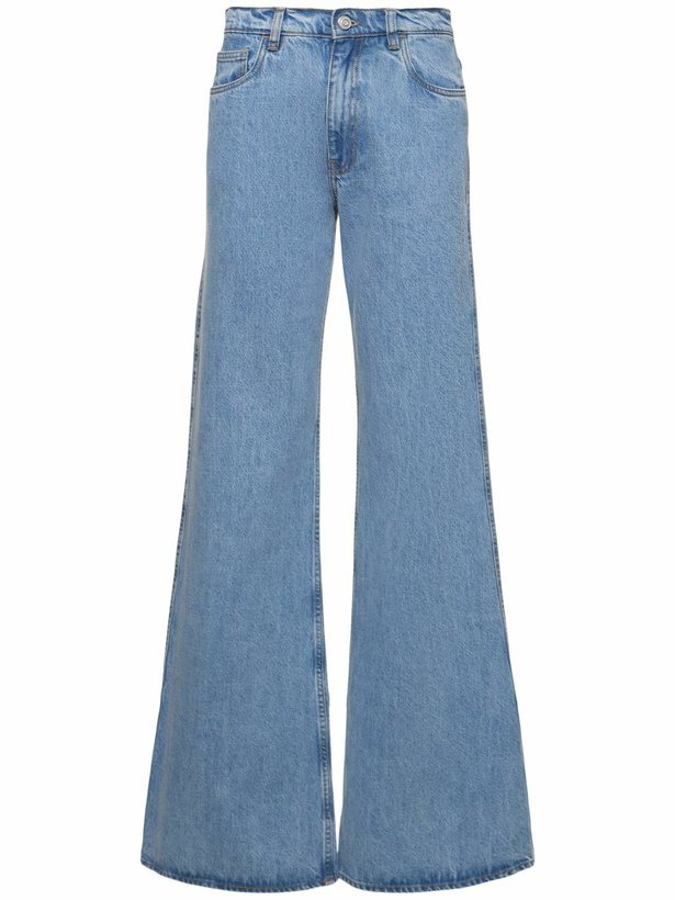 Photo: COPERNI Low Waist Wide Leg Cotton Denim Pants