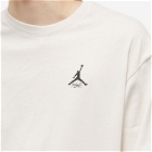 Air Jordan Men's Long Sleeve Flight Heritage Graphic T-Shirt in Phantom