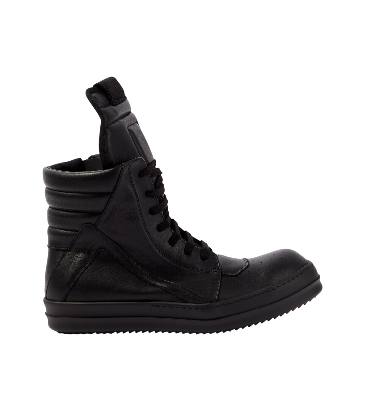 Rick Owens Black Jumbo Puffer Megalaced Sneakers Rick Owens