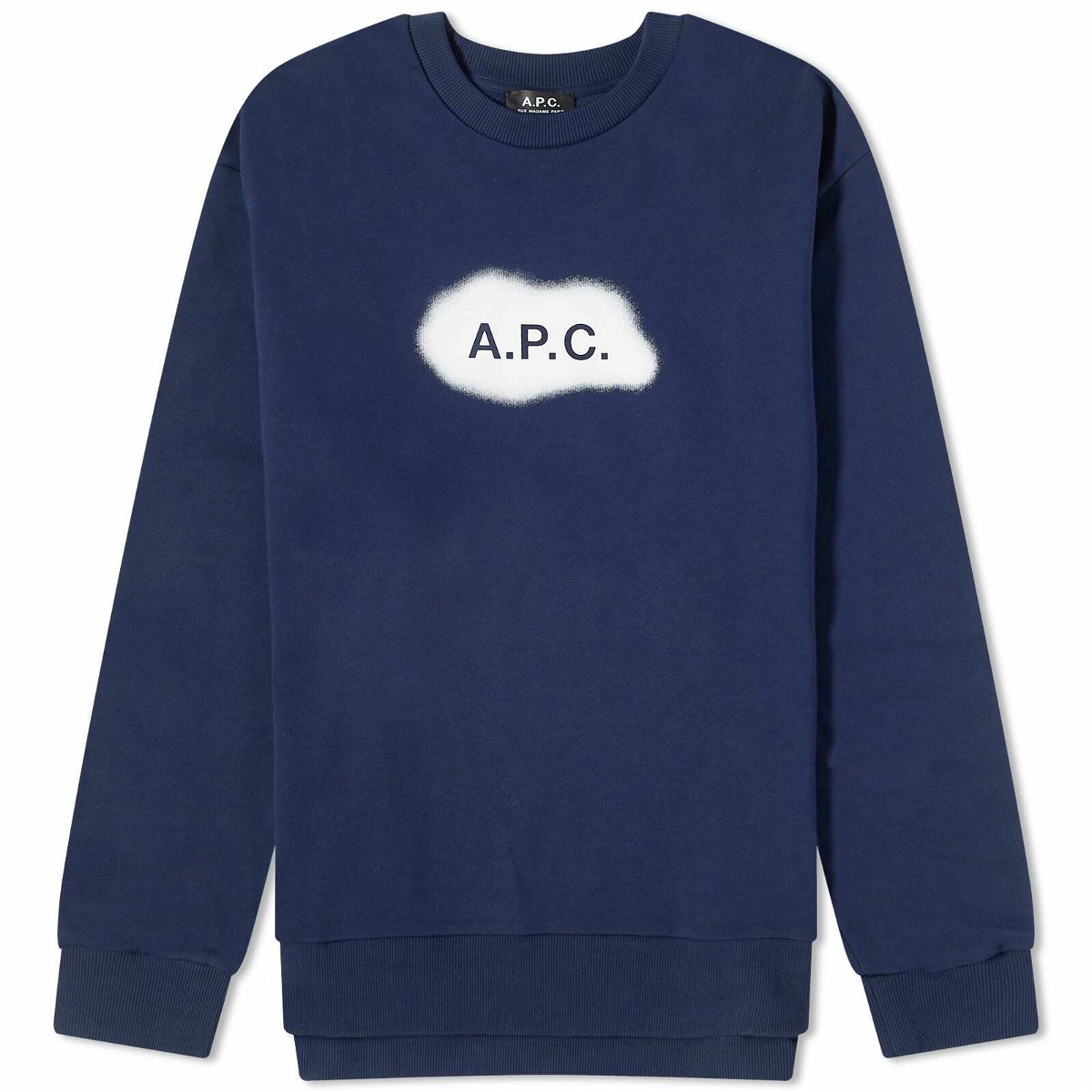 A.P.C. - Otis Logo-Embroidered Cotton Sweater - White A.P.C.