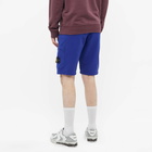 Stone Island Men's Garment Dyed Sweat Short in Bright Blue