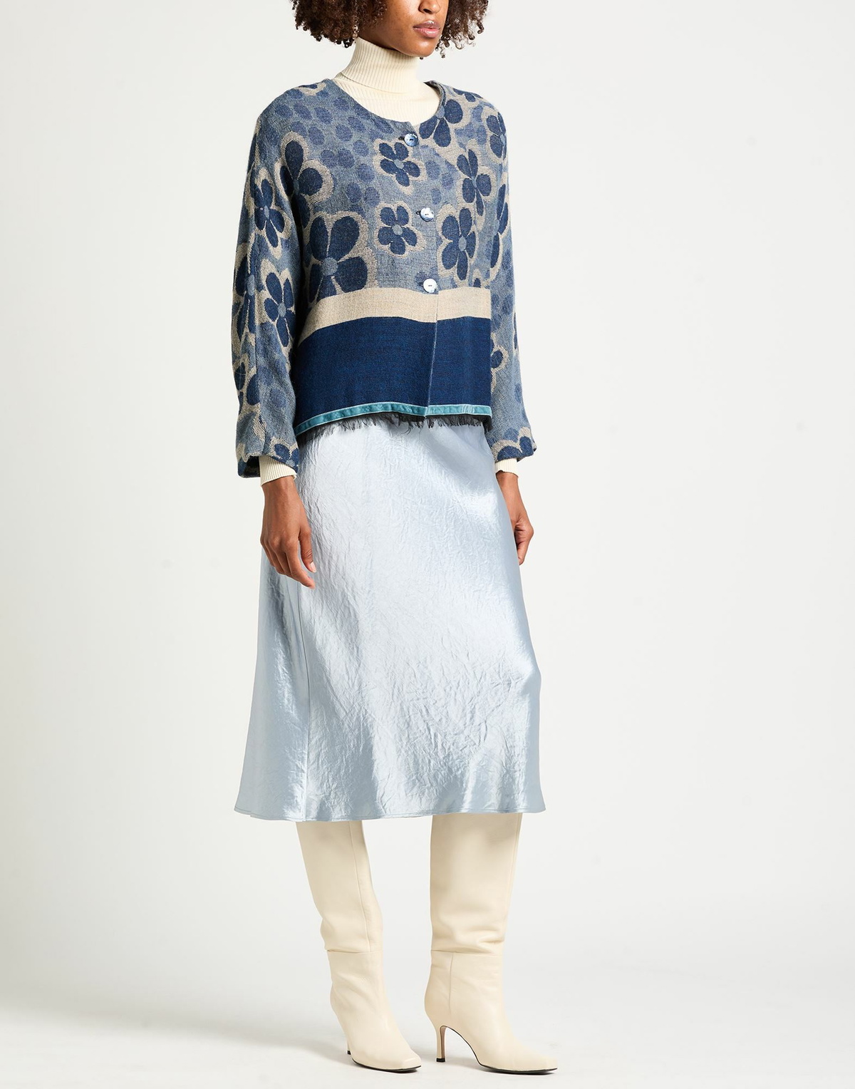 Alessia Santi Womens Jacket in Blue