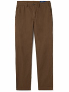 Polo Ralph Lauren - Tapered Linen and Cotton-Blend Trousers - Brown