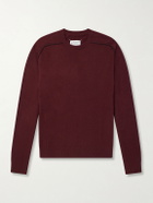 Maison Margiela - Knitted Wool Sweater - Burgundy