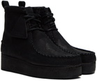 Clarks Originals Black Wallabee Craft Boots