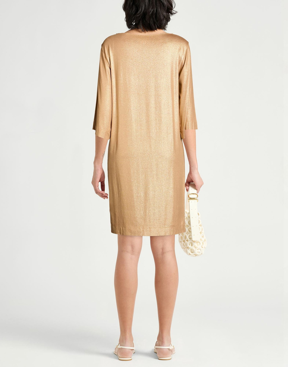 Majestic Filatures Womens Mini dress in Gold