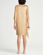 Majestic Filatures Womens Mini dress in Gold