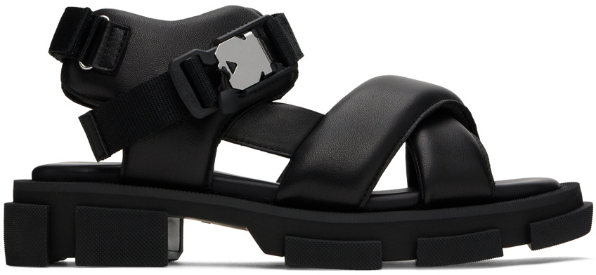 both Black Gao Sandals
