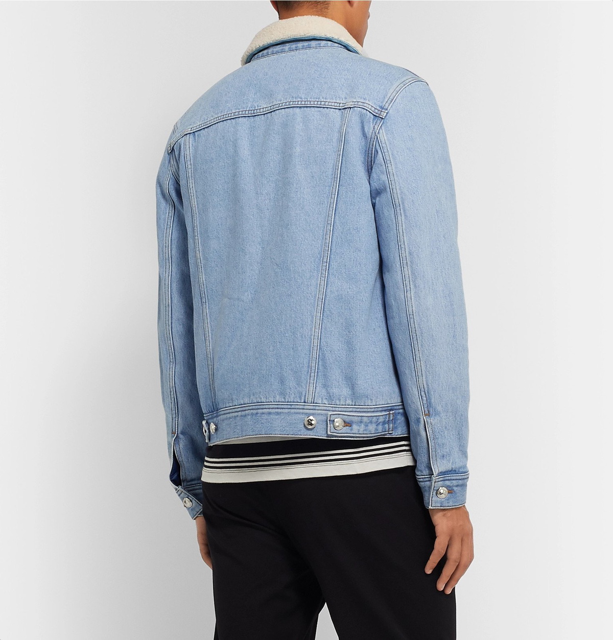 A.P.C. . Indigo Brandy Denim Jacket in Black for Men