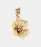 Oscar de la Renta Flower embellished drop earrings