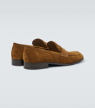 Gianvito Rossi George suede penny loafers