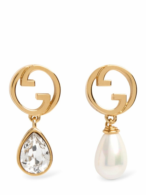 Photo: GUCCI Gucci Blondie Brass Mismatched Earrings