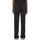 Givenchy Black Velvet Band Lounge Pants