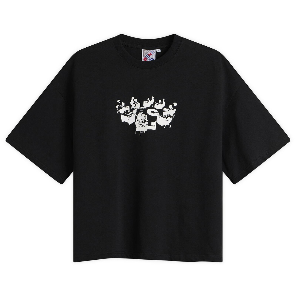 Bene Culture Men's Teamwork T-Shirt in Black