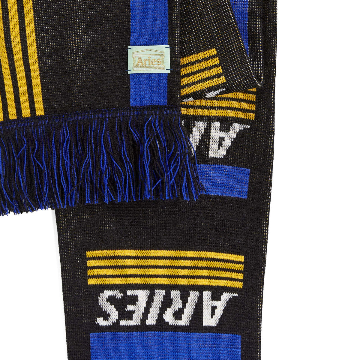 Aries Men's Credit Card Scarf in Black 