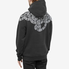 Marcelo Burlon Men's Snake Wings Regular Hoody in Black