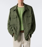 Auralee Silk and linen field jacket