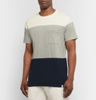 Norse Projects - Niels Colour-Block Cotton-Jersey T-Shirt - Gray