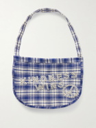 Story mfg. - Big Shop Embellished Checked Cotton Tote
