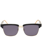 Gucci Sophisticated Web Sunglasses