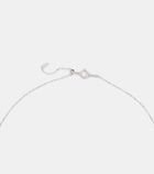 Persée Floating 18kt white gold necklace with diamonds