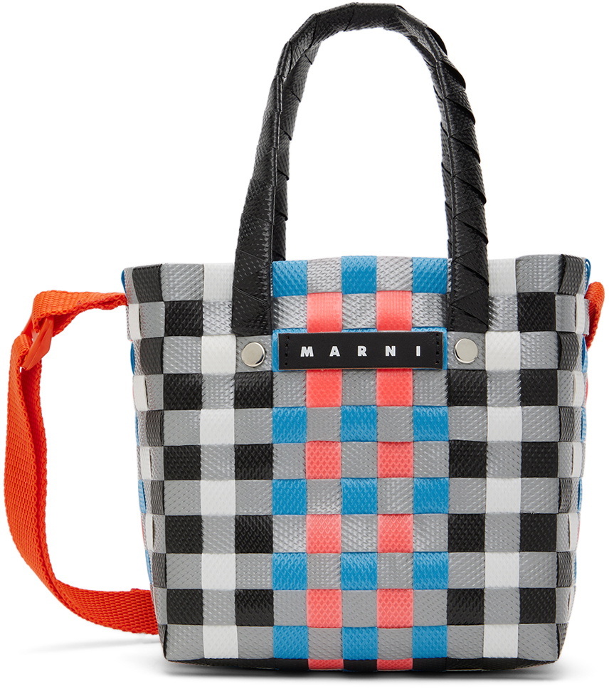 Marni Kids Multicolor Micro Basket Strap Tote Marni