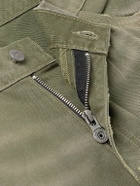 Satoshi Nakamoto - Enduro Straight-Leg Padded Distressed Jeans - Green