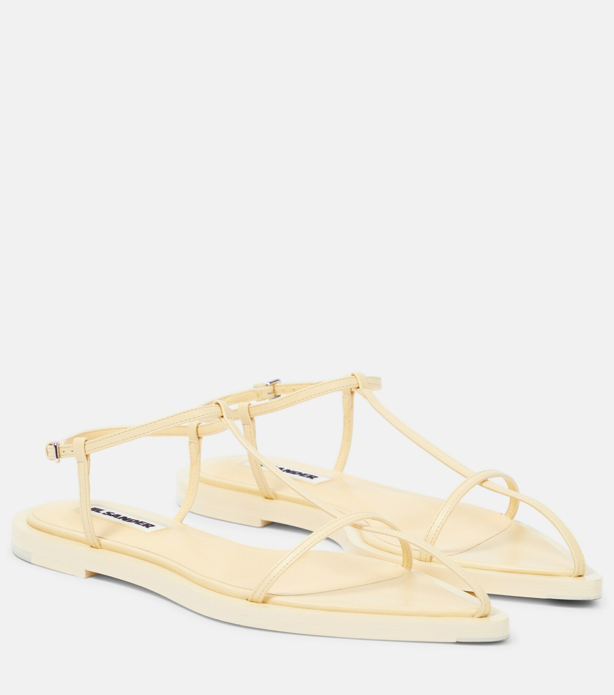 Jil Sander - Leather thong sandals
