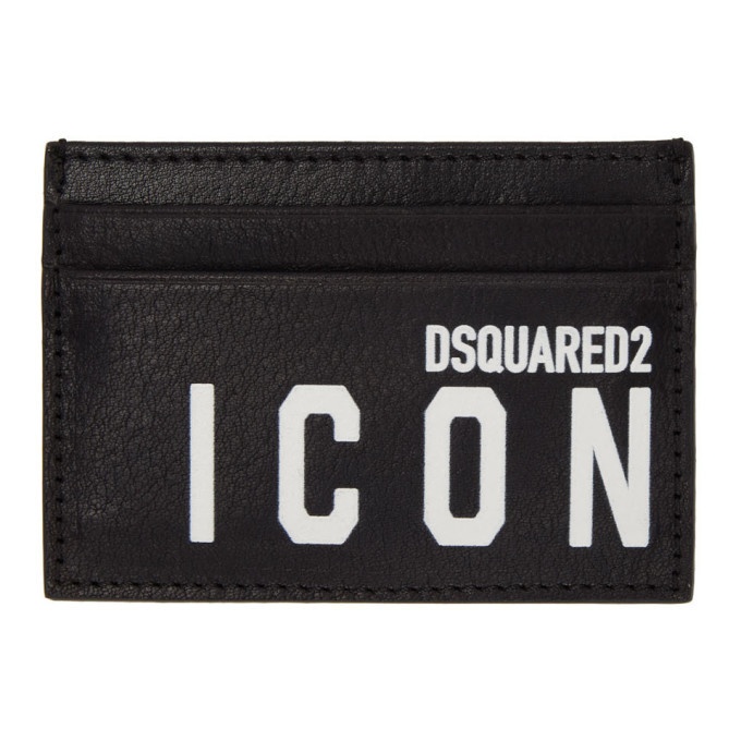 Photo: Dsquared2 Black Icon Card Holder