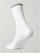 Nike Running - Spark Lightweight Stretch-Knit Socks - White - US 6