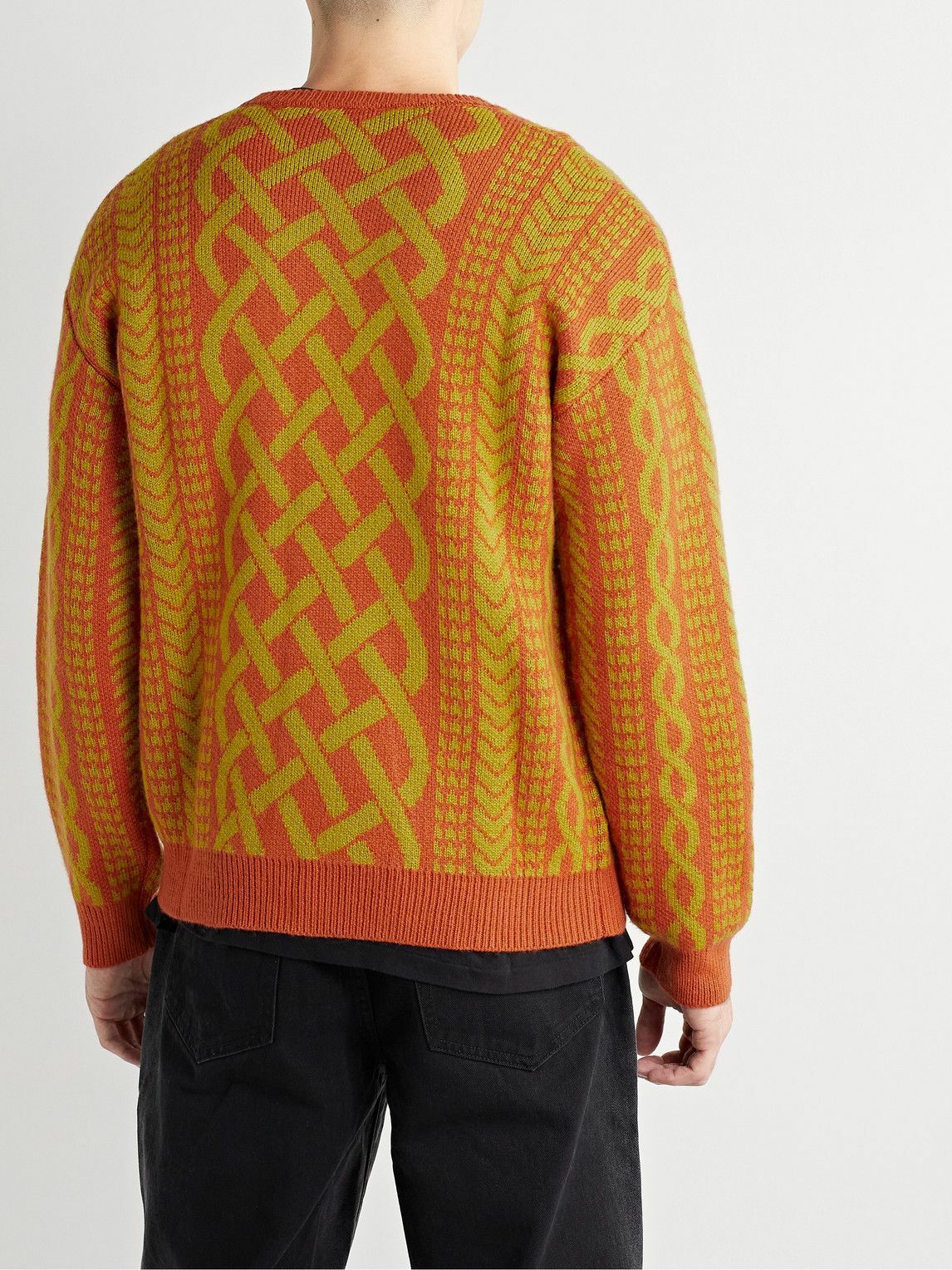 iggy - Jacquard-Knit Sweater - Orange iggy