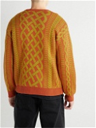 iggy - Jacquard-Knit Sweater - Orange