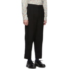 Comme des Garcons Homme Black Serge Trousers