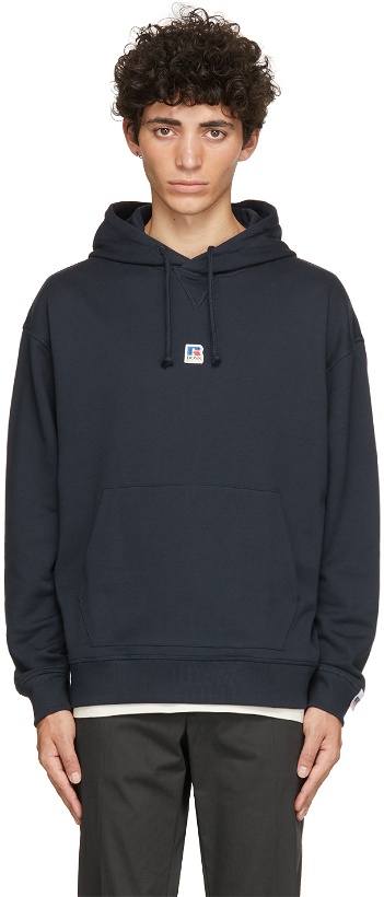 Photo: Boss Navy Russell Athletic Edition Safa 2 Hoodie