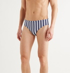 Orlebar Brown - Dachshund Striped Swim Briefs - Blue