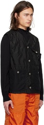 Stone Island Black Garment-Dyed Vest