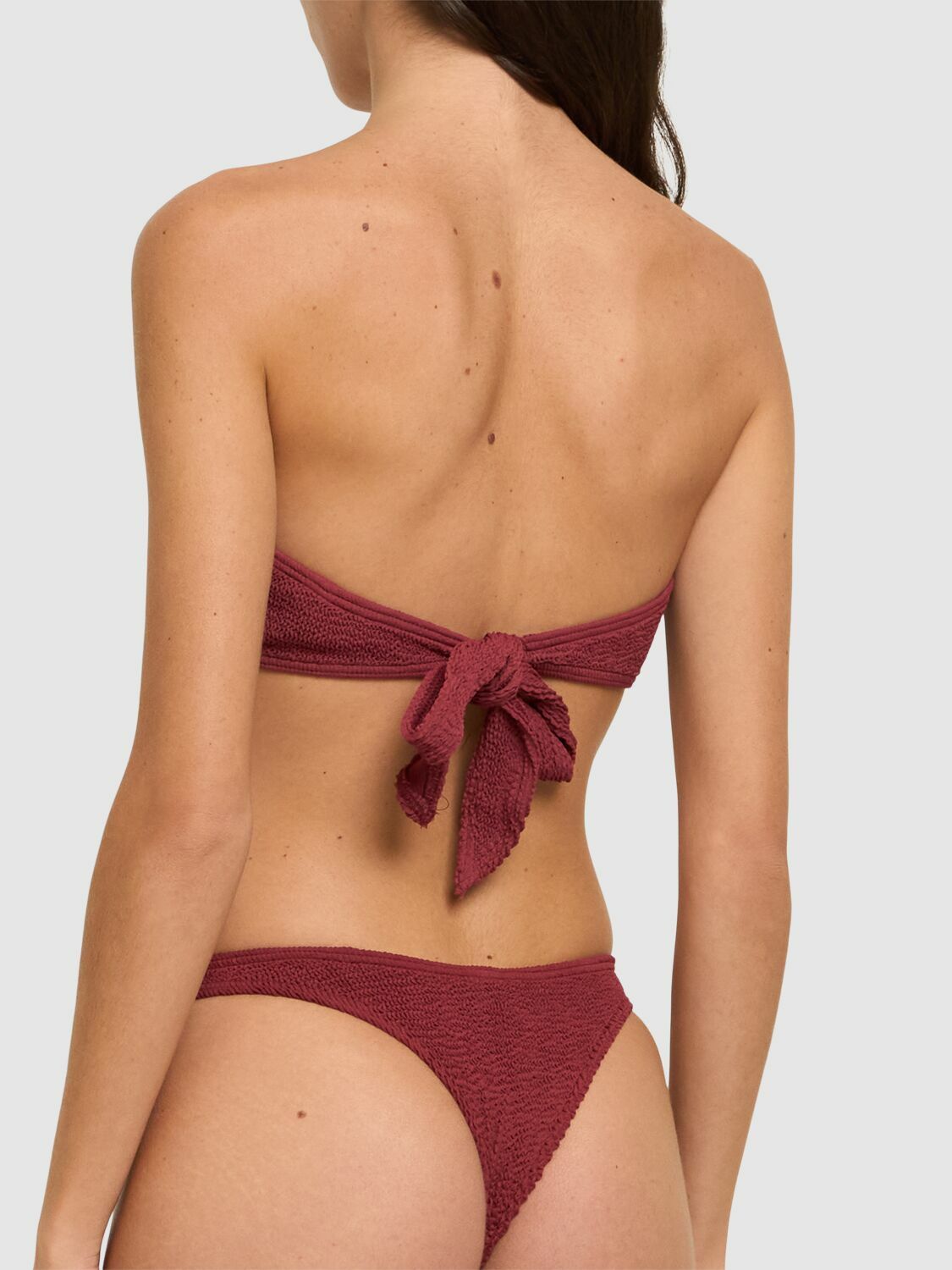 tie back bandeau bikini