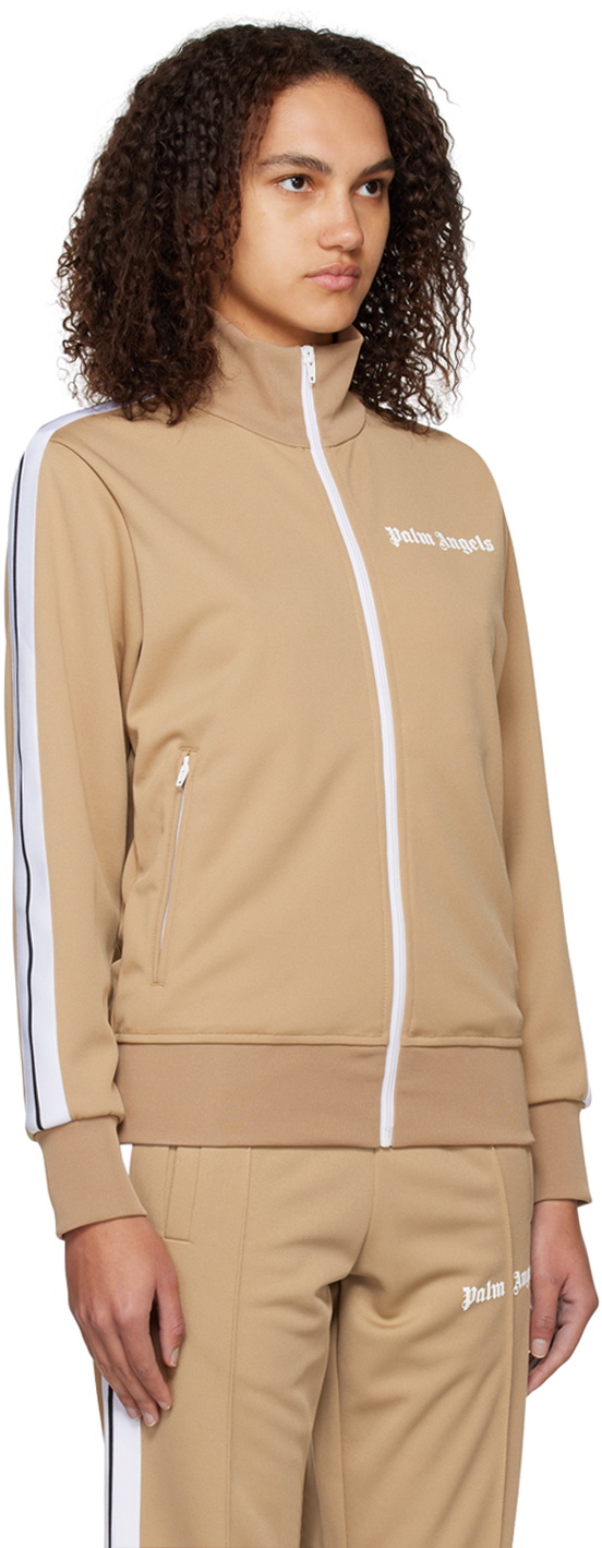 Palm angels track jacket beige new arrivals