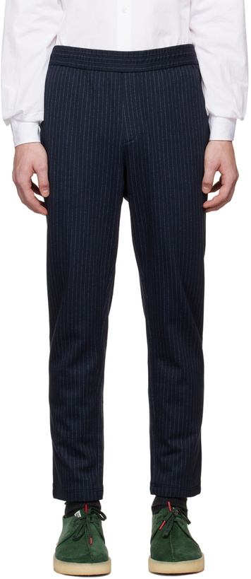 Photo: Vince Navy Stripe Trousers