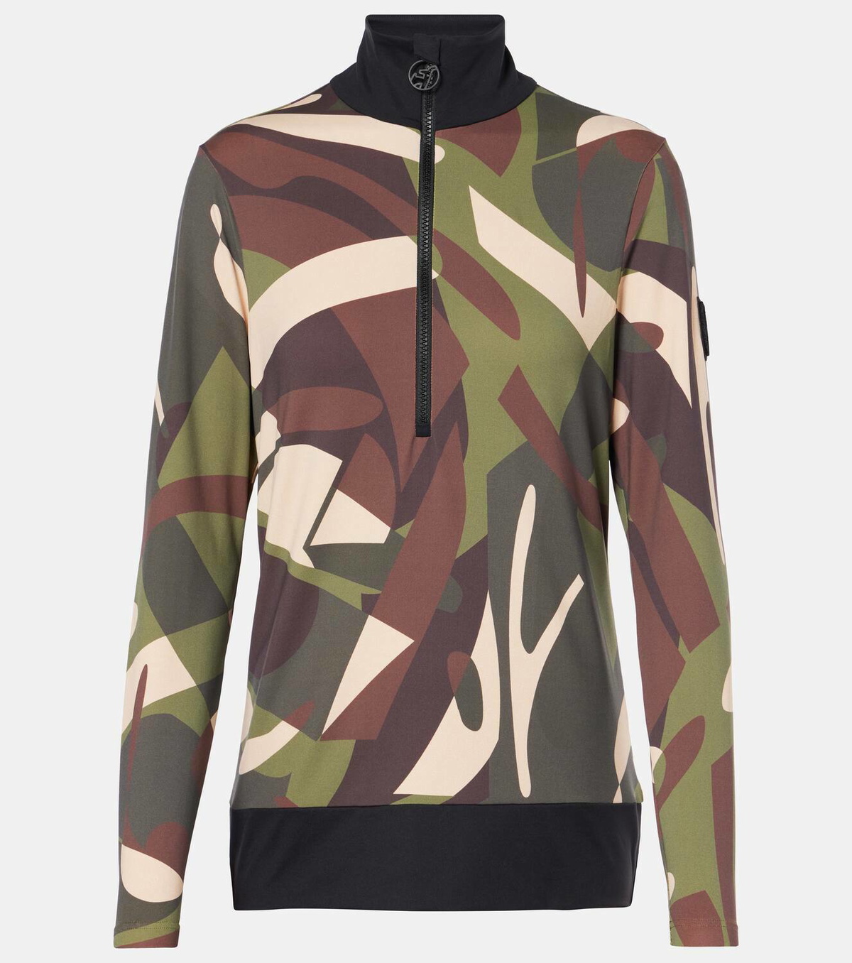 Toni Sailer Wieka printed jersey ski top