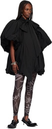 VAQUERA Black Pouf Minidress