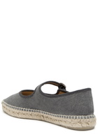 Castañer Padau Canvas Espadrille Flats Grey