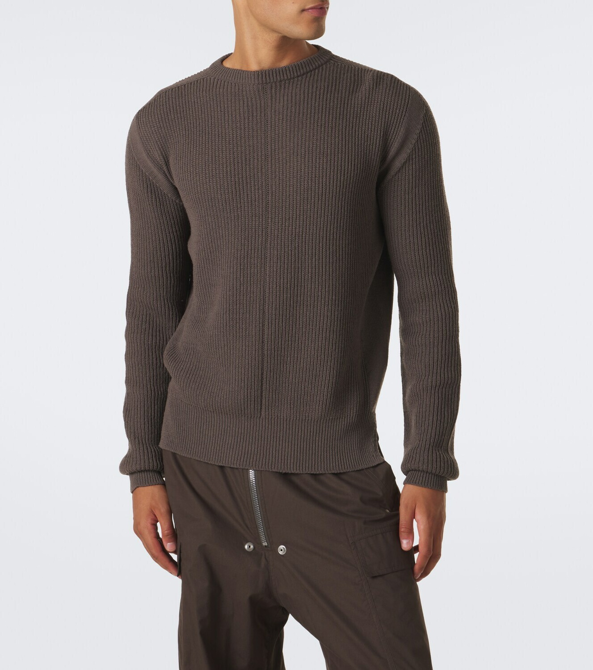Rick Owens Ribbed-knit virgin wool sweater Rick Owens