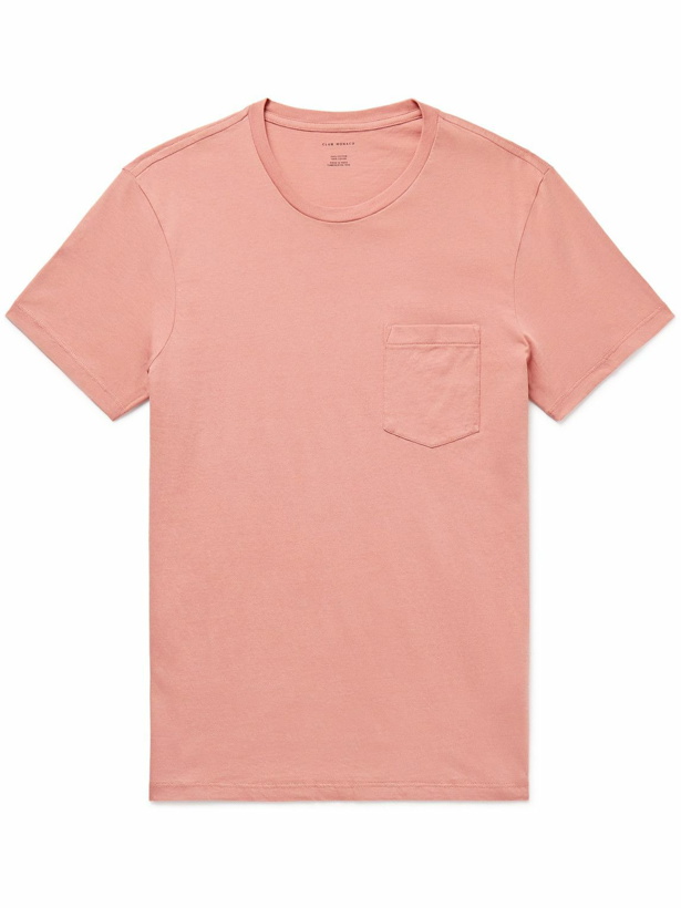 Photo: Club Monaco - Williams Cotton-Jersey T-Shirt - Pink
